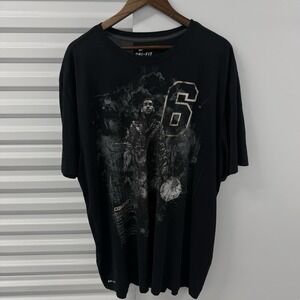 Nike LeBron James Special Ops Dri-Fit T Shirt Black 3XL Graphic